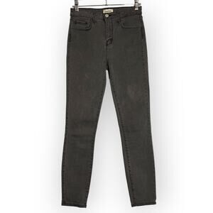 L'AGENCE Margot Skinny High Rise Jeans SIZE 26 Cast Iron Gray